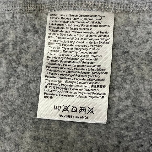 Helly Hansen | Varde 1/2 Zip 2.0 Long Sleeve Grey Fleece Midlayer | Size M - Picture 12 of 13